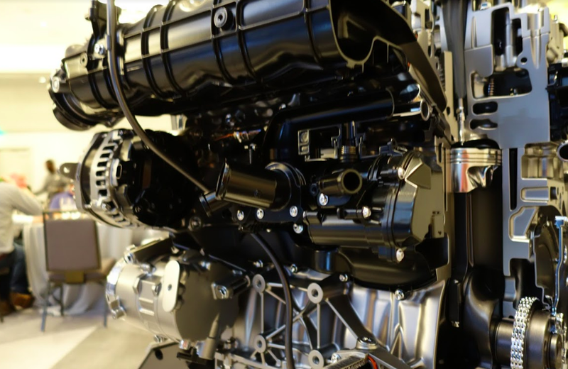 Illustration for article titled Here's a Close-Up Look at the 2019 Chevy Silverado's Four Cylinder Engine